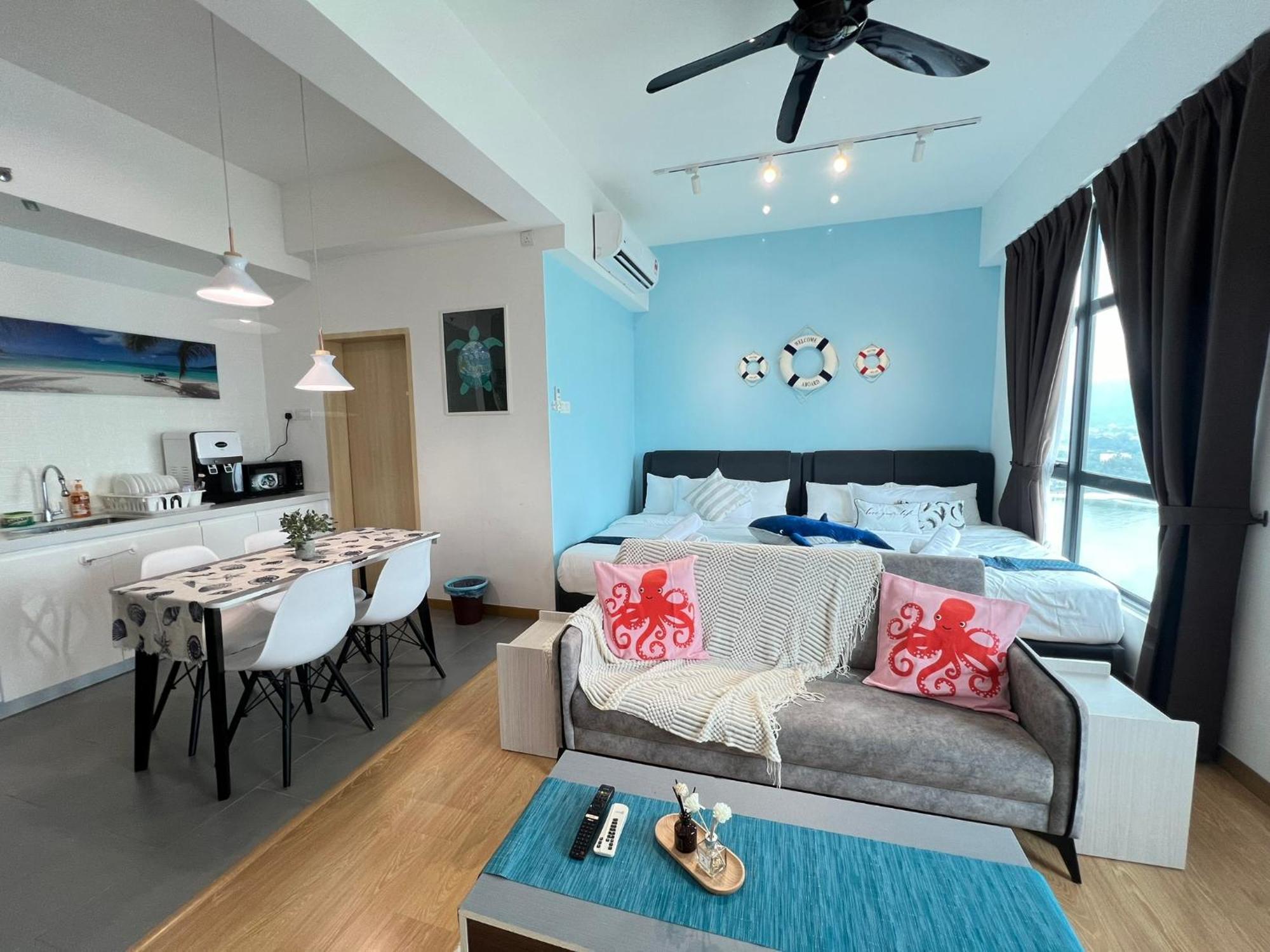 Oceanbay2 Seaview 6Pax Studio Netflix A-18-12 Kuantan Exterior foto